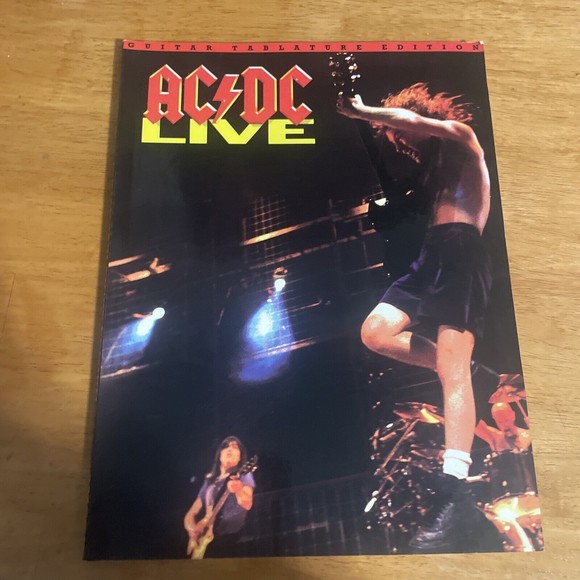 Other - Vintage AC/DC - Live : Guitar Tab by AC/DC (1992, Trade Paperback)